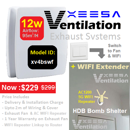 Ventilation System Bomb Shelter 12W with WIFI
