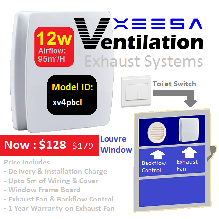 Ventilation System BC Louvre SwitchType 12w